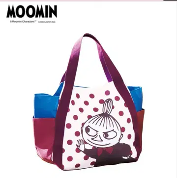 미사용 새상품 무민 MOOMIN 벌룬 토트백 레드