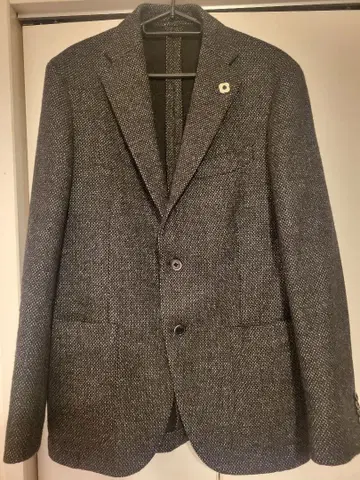 LARDINI 다크 그레이 테일러드 자켓 48