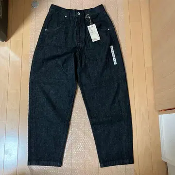 MUJI 데님 배럴 팬츠