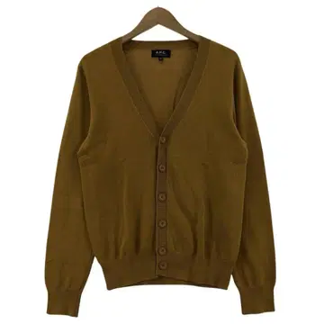 A.P.C. 아페쎄 캐시미어 혼방 가디건 새상품급 머스타드