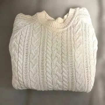 새상품급! 네스트로브 니트 아이보리 면100%