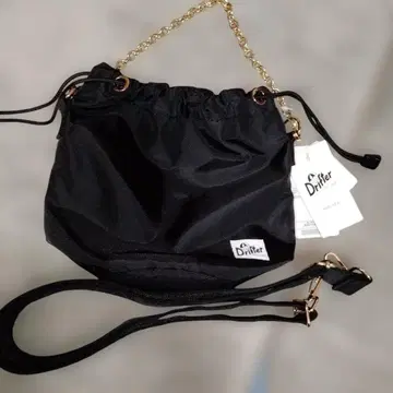 새상품 SHIPS 별주 Drifter 드로우 스트링 파우치 체인 백