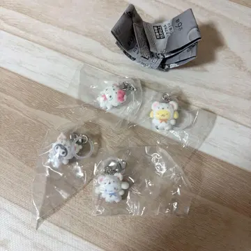 메지루시 액세서리 산리오 캐릭터즈 포근포근 스노우 4개 세트