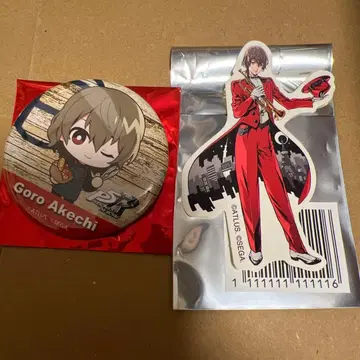 페르소나5 아케치 고로 캔뱃지 스티커 R 베이커 콘서트