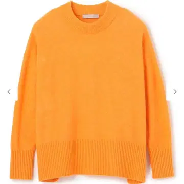 [ 새상품 ] UNIFILO 앙피로 복슬복슬 크루넥 니트 오렌지 M