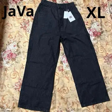 새상품 [ JAVA ] 페인터 팬츠 XL 데님 블랙