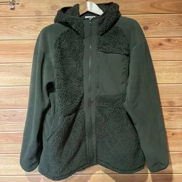 UNIQLO x WM 플리스 자켓 XL 다크 그린