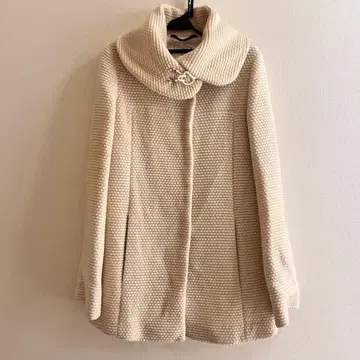 max&co 울 혼방 코트 아이보리