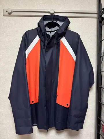 ELKA ARTISAN 레인코트 네이비/오렌지