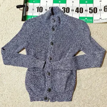 유니클로 네이비 버튼 니트 가디건 2015년 제품