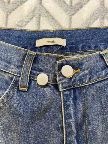 [ mystic ] 오버다이 와이드 데님 사이즈 1