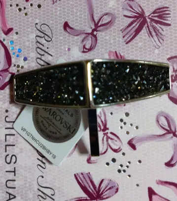 [ 미사용 ] 컴플렉스 비스 스와로브스키 포니 후크