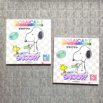 스누피 스누피 모자이크 아트 퍼즐 좋아하는 분 레트로 2종 세트