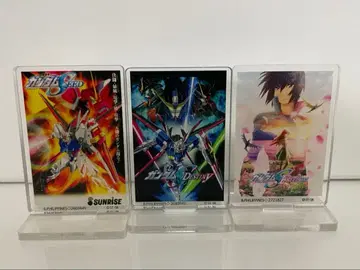 건담 포스터 아크릴 스탠드 seed 세트