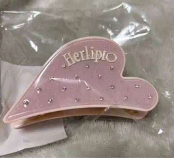 herlipto Bicolor Heart Twincle 헤어 클립