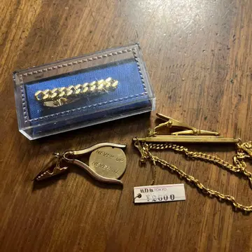 MDM TOKYO 골드 넥타이핀 체인 디자인