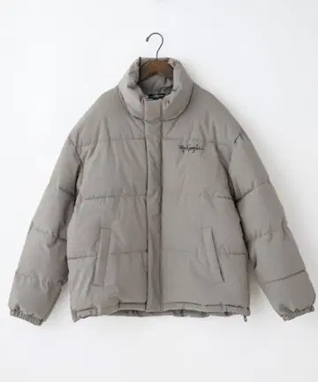 Mark Gonzales 로고 자수 오버 사이즈 스탠드 충전솜 블루종