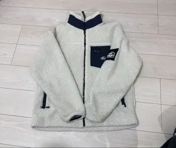 플리스 자켓 화이트