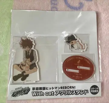 가정교사 히트맨 REBORN! 아크릴 스탠드 리본 & 사와다 츠나요시