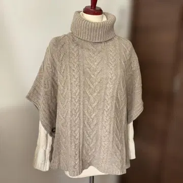 simplicite 시리시티에 터틀넥 판초 케이프 일본제