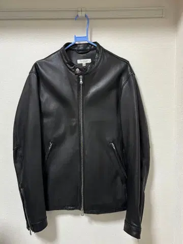 BEAUTY&YOUTH 블랙 가죽 자켓 M