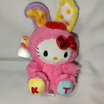 [ 새상품:택 포함 ] 비비드 토끼 x 키티 봉제 인형