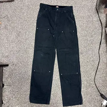Dickies 블랙 워크 팬츠