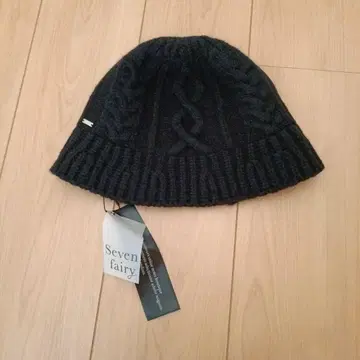 [택 포함, 새상품] Seven fairy 니트 버킷햇