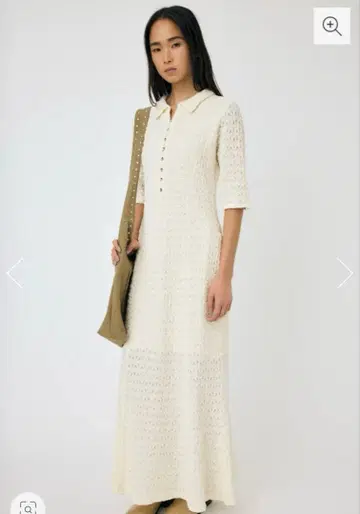 moussy 머메이드 원피스 아이보리 사이즈 1