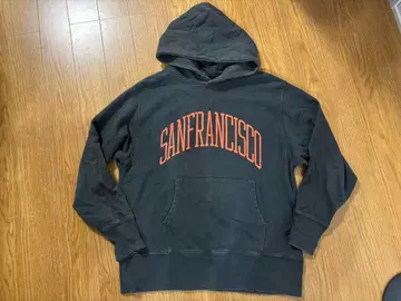 SAN FRANCISCO 프린트 후드 맨투맨 구제 의류