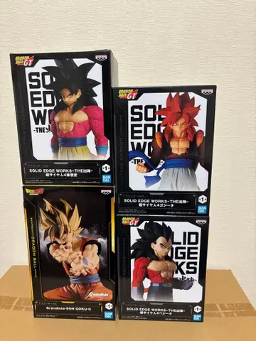 드래곤볼 피규어 4체 세트