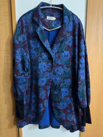 모드 구제 의류 자켓 꽃무늬 자켓