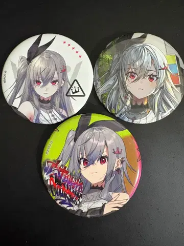 히비키사키 리오나 FLOW GLOW 캔뱃지 3개 세트