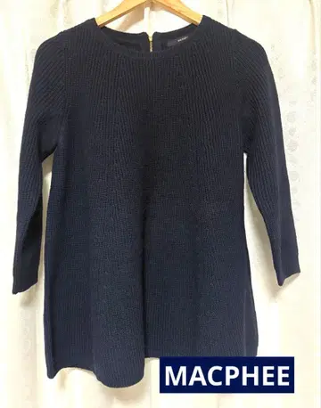 MACPHEE 맥피 니트 네이비