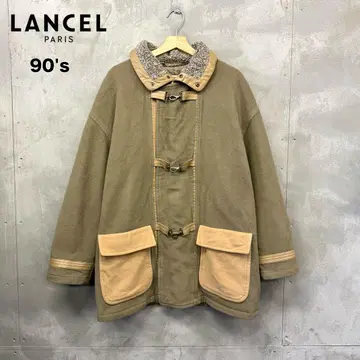 90's 일본제 Lancel 파이어맨 멜톤 코트 자켓