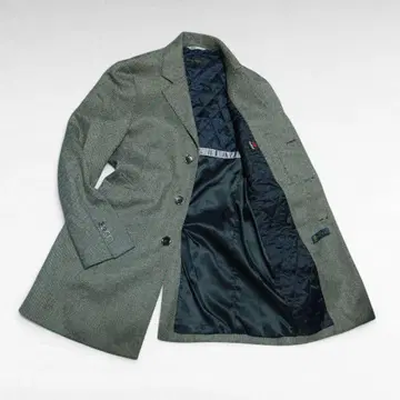 HILTON 울 lanificio di pray 원단 체스터 코트