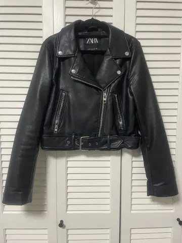 ZARA 라이더 자켓 인조 가죽