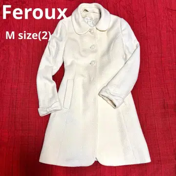 feroux 코트 페루 화이트