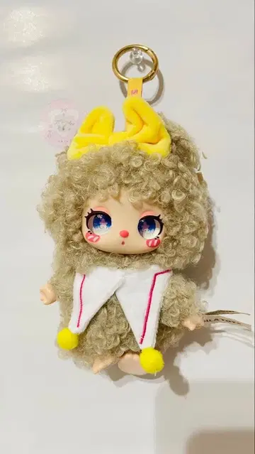 [ 하자품 ] Liila 베이지 벚꽃 눈 봉제 인형