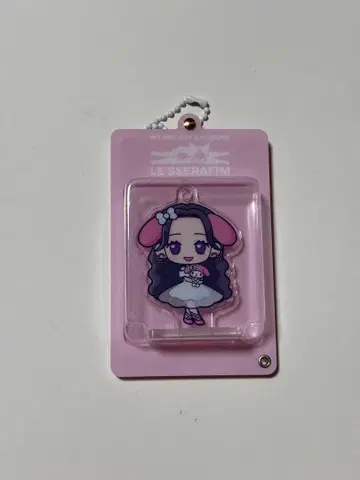 르세라핌 마이멜로디 쿠로미 콜라보 아크릴 키링 카즈하