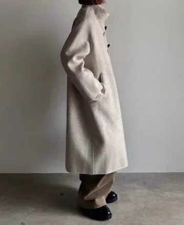 파실 롱 코트 그레이지