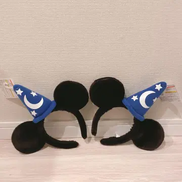 새상품 디즈니 소서러 미키 머리띠 판타지아 마법사