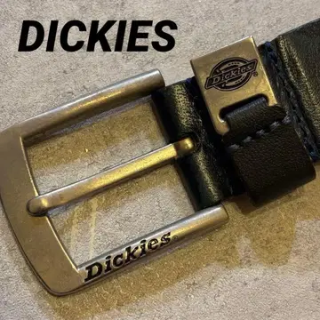 Dickies 블랙 가죽 벨트 디키즈 벨트