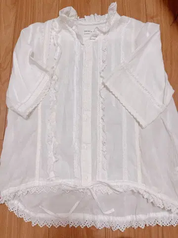 BEAMSBOY TORI-TO 화이트 반소매 셔츠