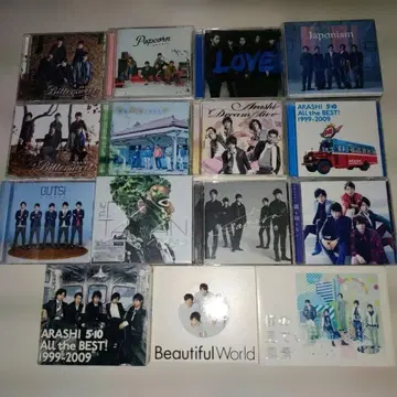 ARASHI 앨범 싱글 세트 15개