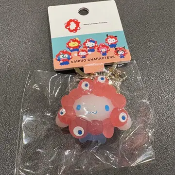 만박 산리오 먀쿠먀쿠 입체 마스코트 키링 클리어 시나모롤