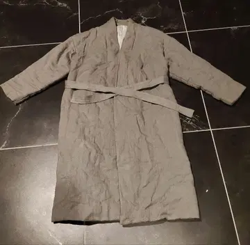 [ 중고 ] 나카가와 마사시치 상점 린넨 울의 따뜻한 면 누빔 코트