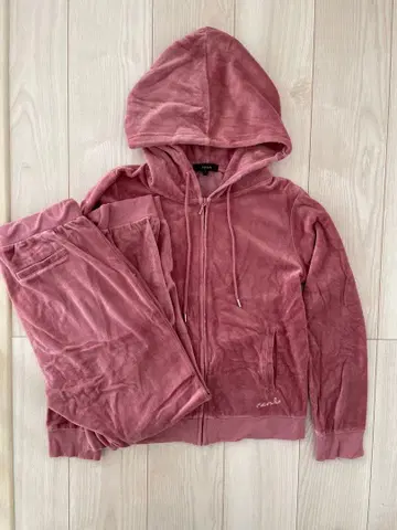 rienda 룸웨어 핑크 상하의 세트