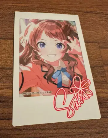 하나미 사키 C106 트레이딩 폴라로이드 사인 포함