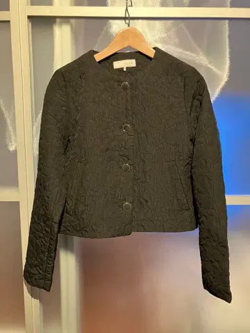 ZARA 블랙 노카라 자켓 M